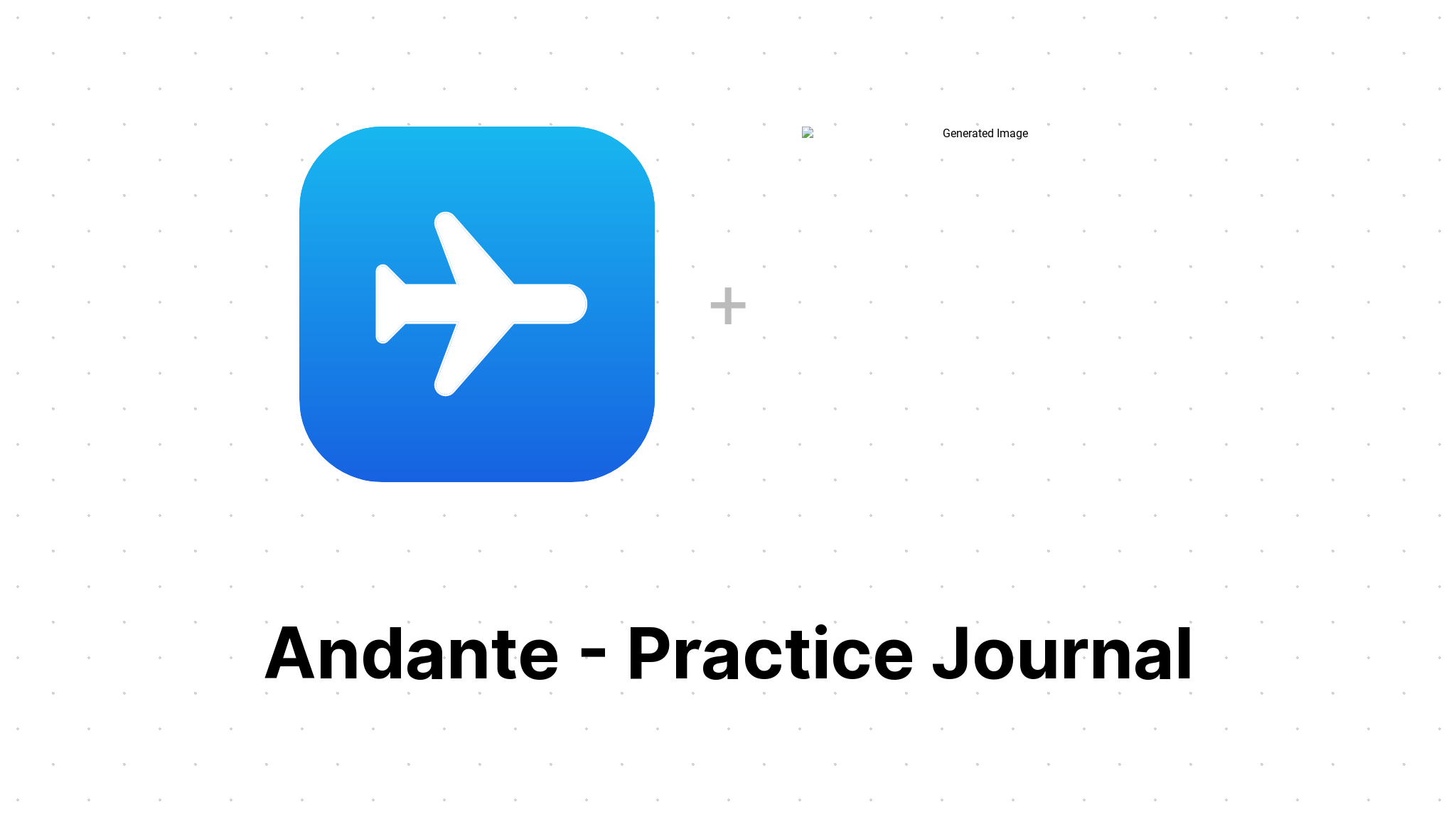 Andante Practice Journal